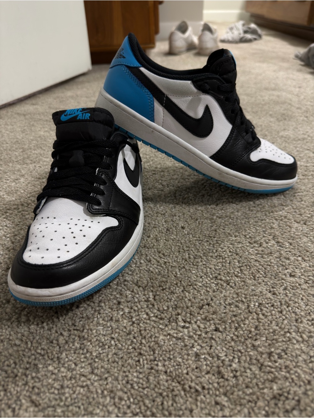 Nike Men’s Low-Top Sneakers - Black / White / Blue